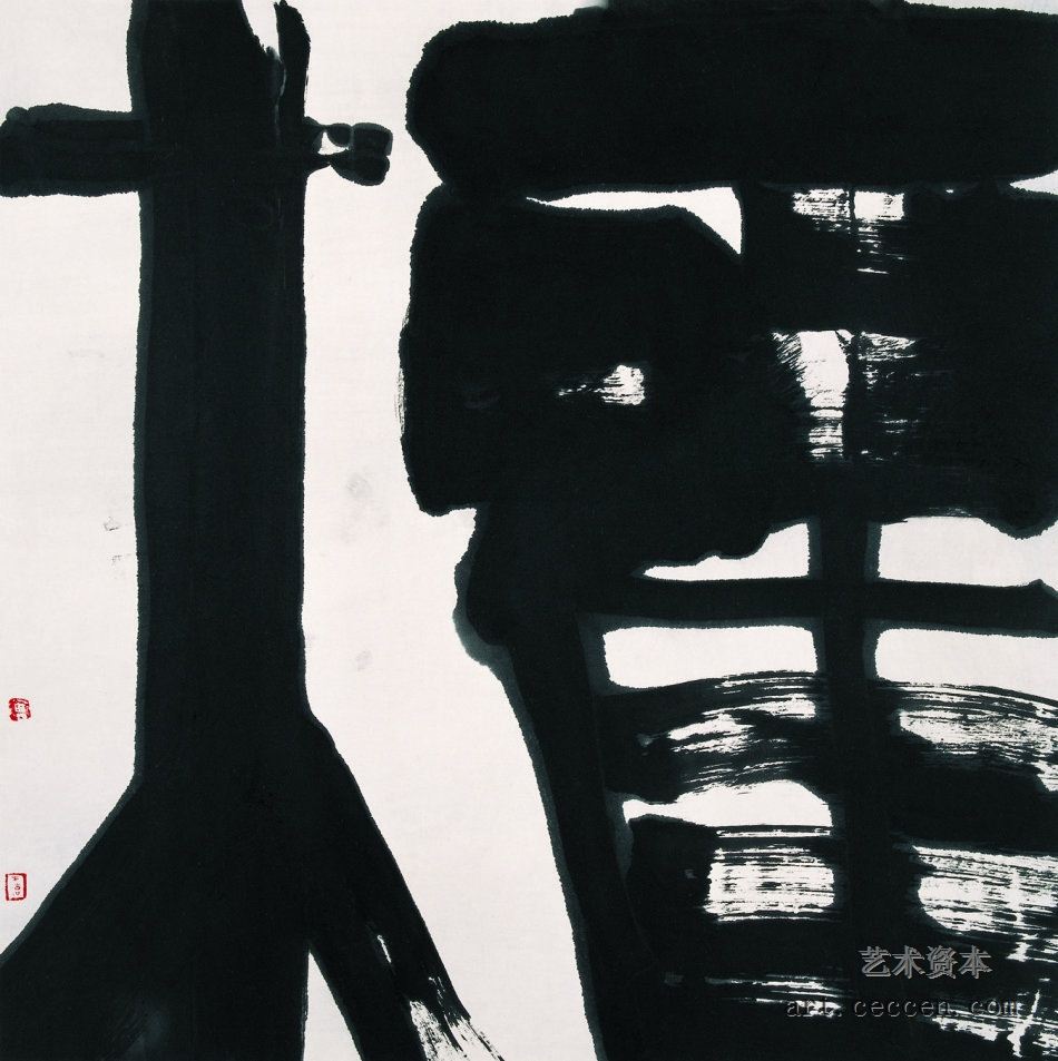 权-文字系列 97x84cm 2009年